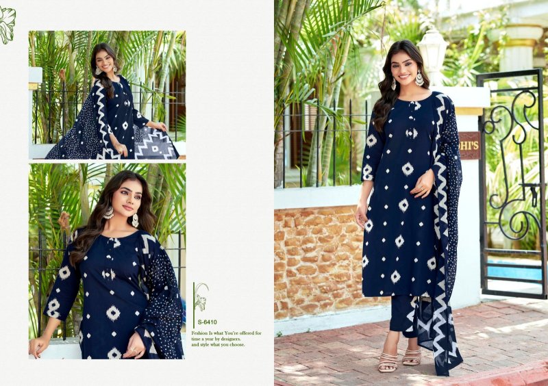 Yamika By Sbs Cotton Kurti With Bottom Dupatta